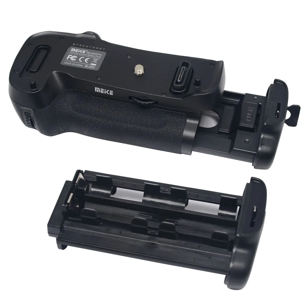 Профессиональная Батарейная ручка Meike MK D500 для Nikon работает с аккумулятором EN EL15 и