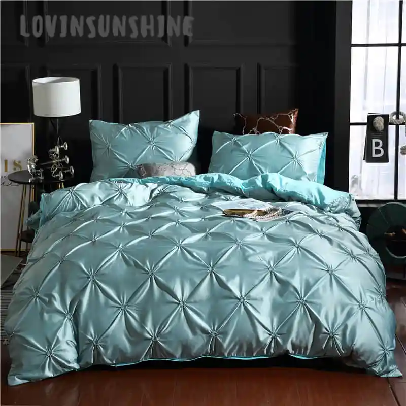LOVINSUNSHINE роскошный комплект плиссированного постельного белья s пододеяльник