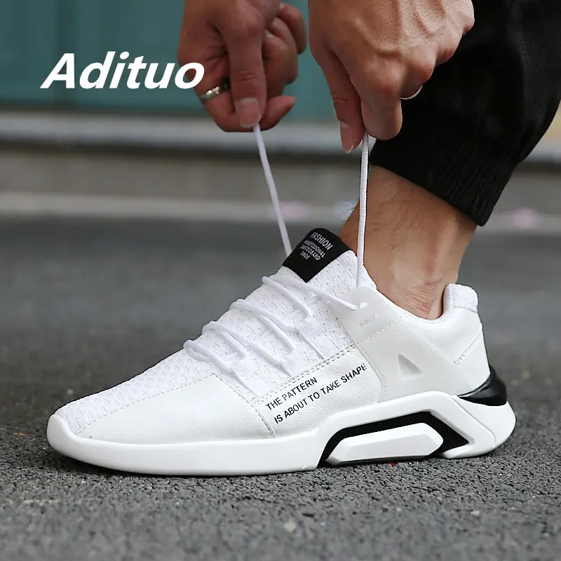 Men Casual Shoes Lac-up 2019 New Fashion Mesh Lightweight Comfortable Breathable Walking Sneaker Good Quality Zapatos | Обувь