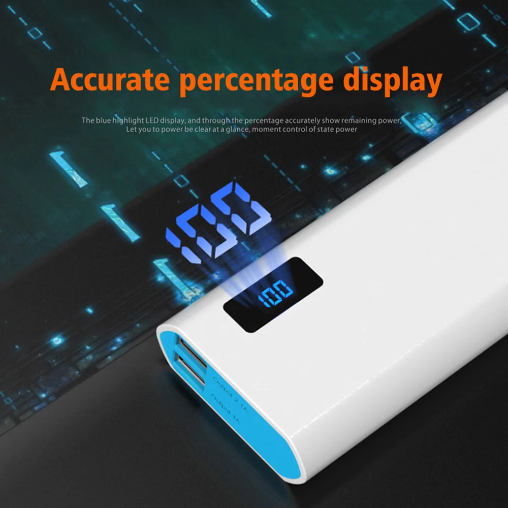 ARUN 10000 mah Power Bank External Batteries Portable Mobile Phone Backup with Double USB Interface Charger | Мобильные телефоны и