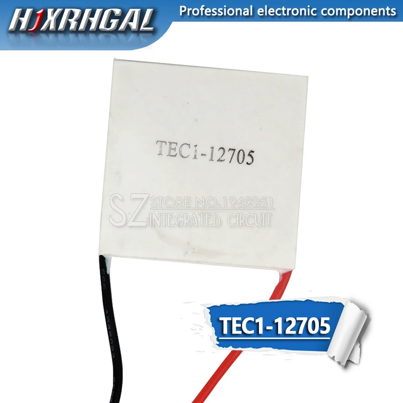 1 шт. TEC1-12705 Термоэлектрический охладитель Пельтье TEC1-12706 TEC1-12710 TEC1-12715 Пельтье Elemente модуль 40*40 мм 12709 12715 12712