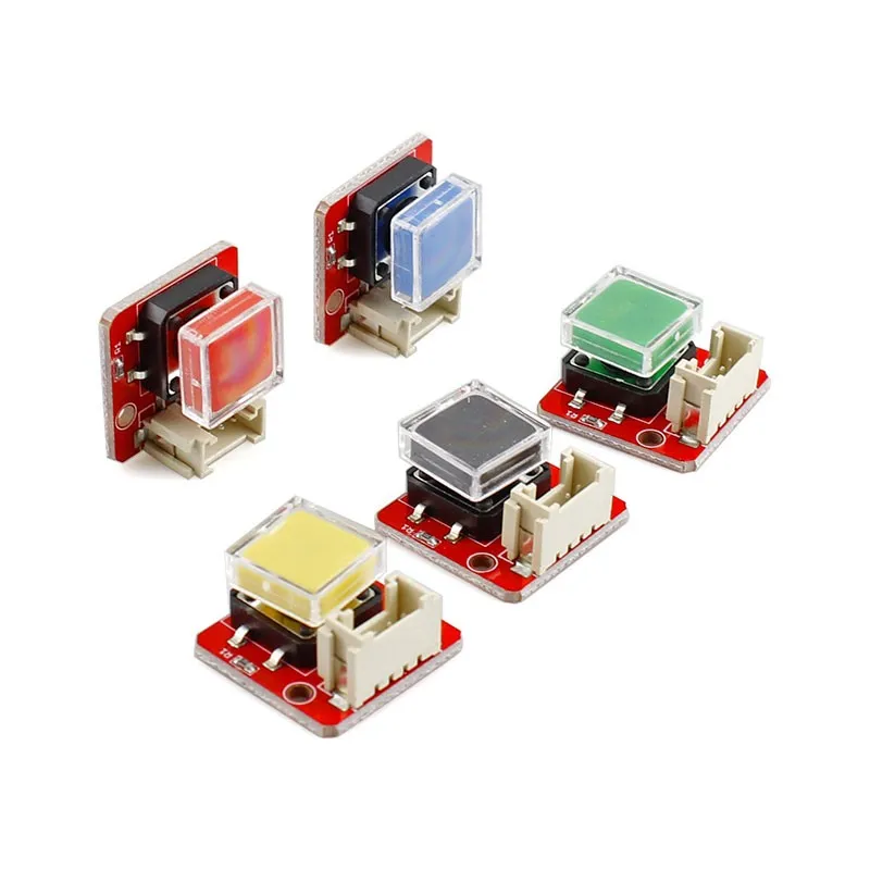 Elecrow 10 шт./лот Crowtail Button Module 2 0 для электронного набора сделай сам 2x2 см большой