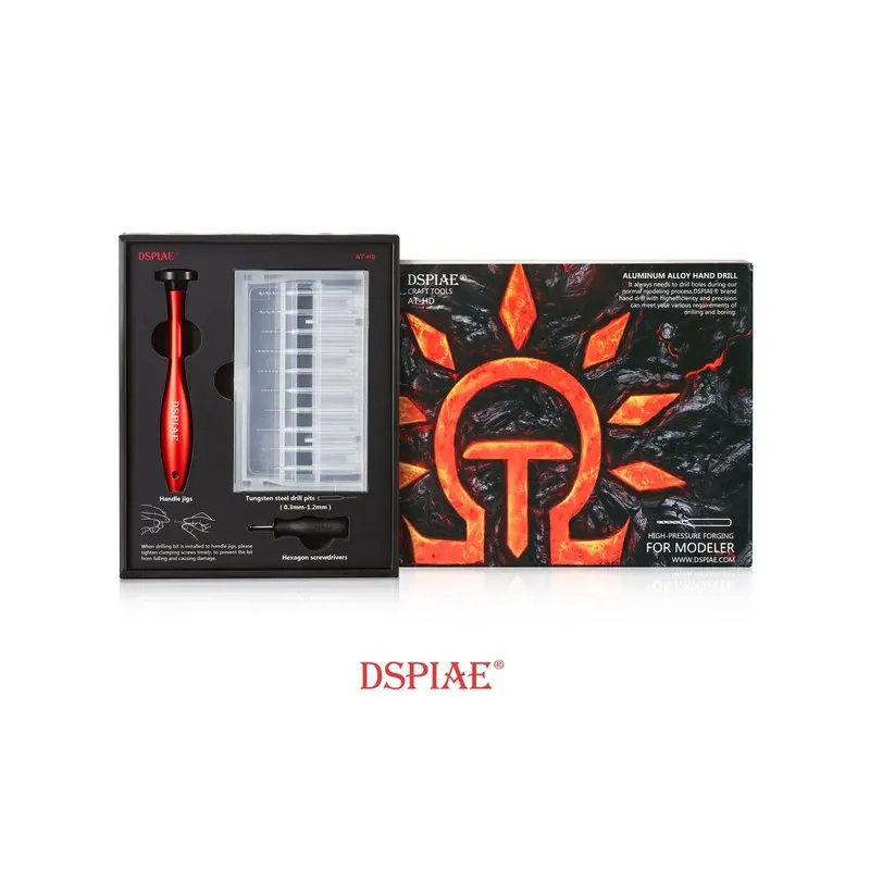 DSPIAE Craft Tools AT HD ручная дрель из алюминиевого сплава с вольфрамовыми стальными