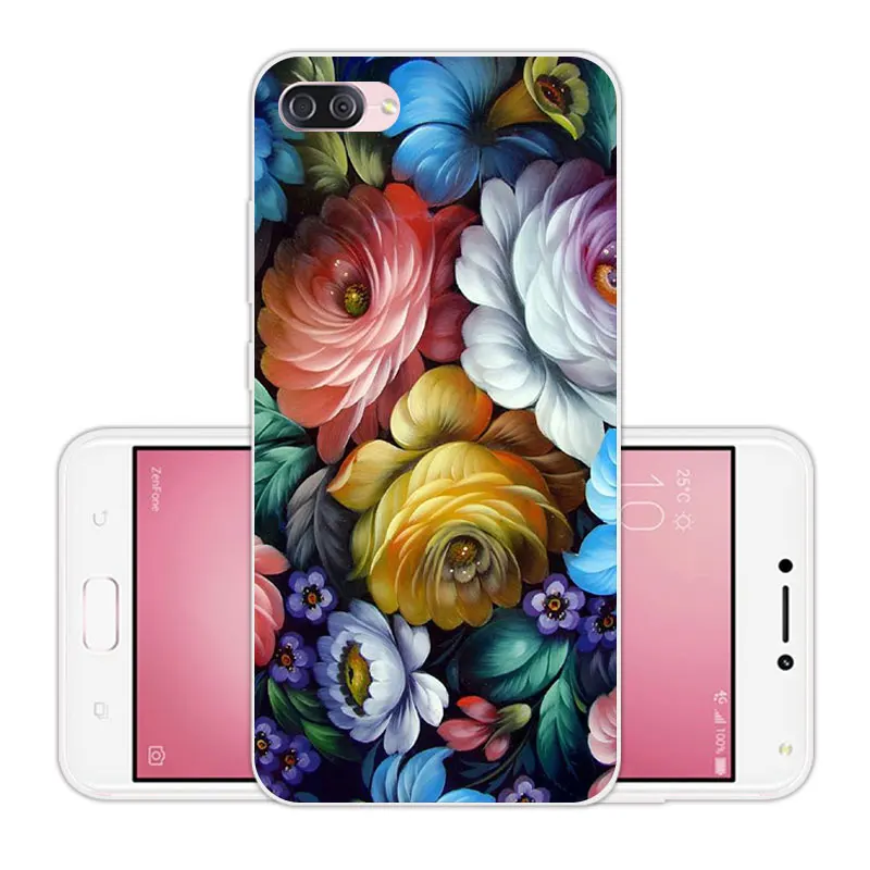 Case For Asus Zenfone 4 Max ZC520Kl Ultrathin TPU Back Cover Soft Silicone for 5.2 inch Brick Road Funda |