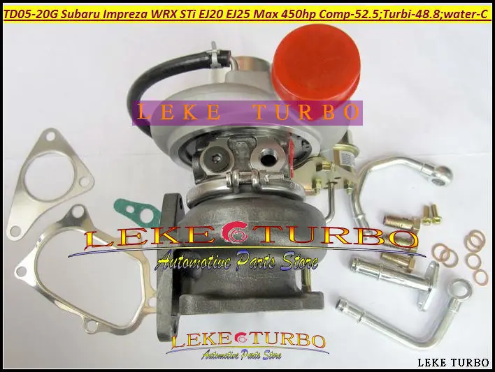 Турбо TD05 20G TD05-20G 565208-0100 5652080100 Турбокомпрессор для SUBARU Impreza WRX STI EJ20 EJ25 все прокладки