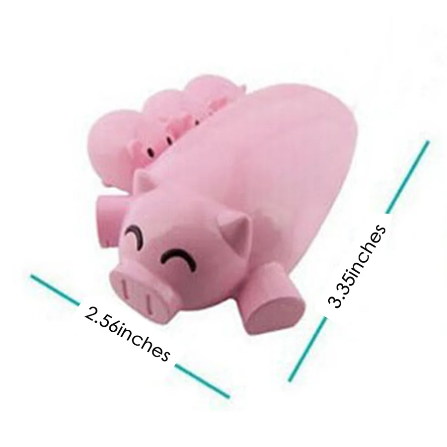 2016 Самый Новый СИМПАТИЧНЫЙ Розовый Мини Мультфильм Свинья USB Hub Один перетащить