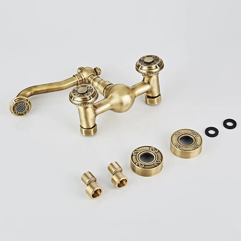 Бесплатная доставка Бронзовый кран для ванной комнаты латунный кухонный