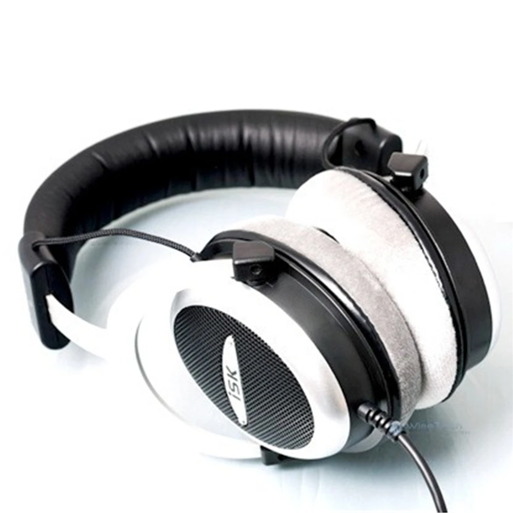 Оригинальные полуоткрытые наушники ISK с монитором стерео Hi-Fi DJ fone de ouvido