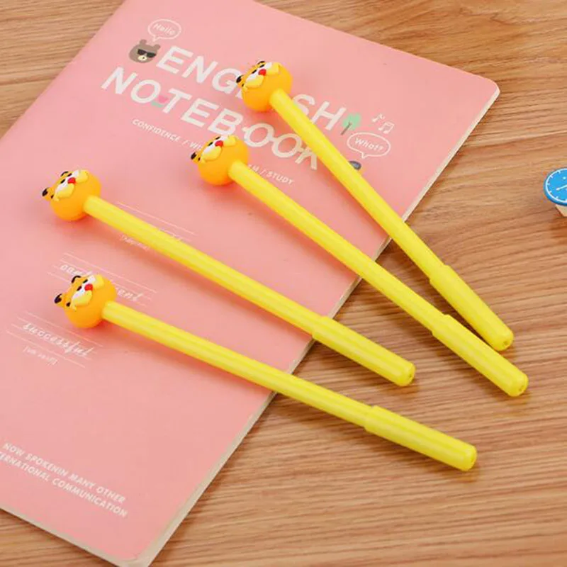 

3 Pieces/batch 0.38 Mm Gel Pen Cute Cat Garfield Gel Pen Kawaii School Office Training Supplies Cute Pen Children Reward Gift
