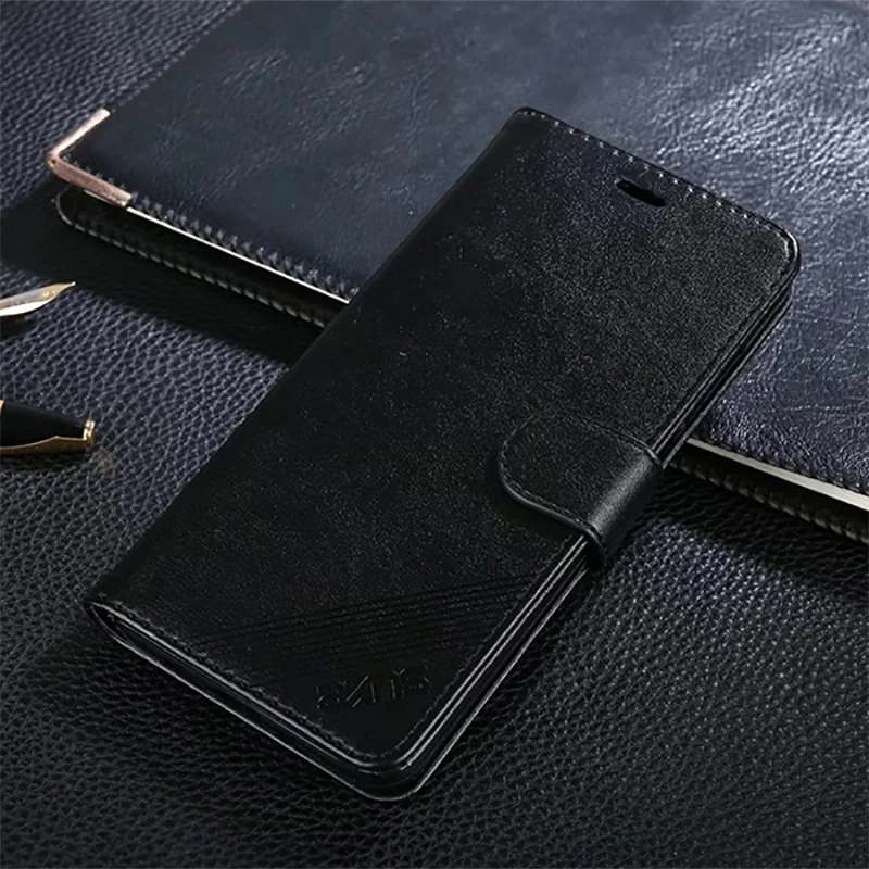 AZNS чехол для Xiaomi note 3 Высокое качество антидетонационных ТПУ кожи стоят Роскошные