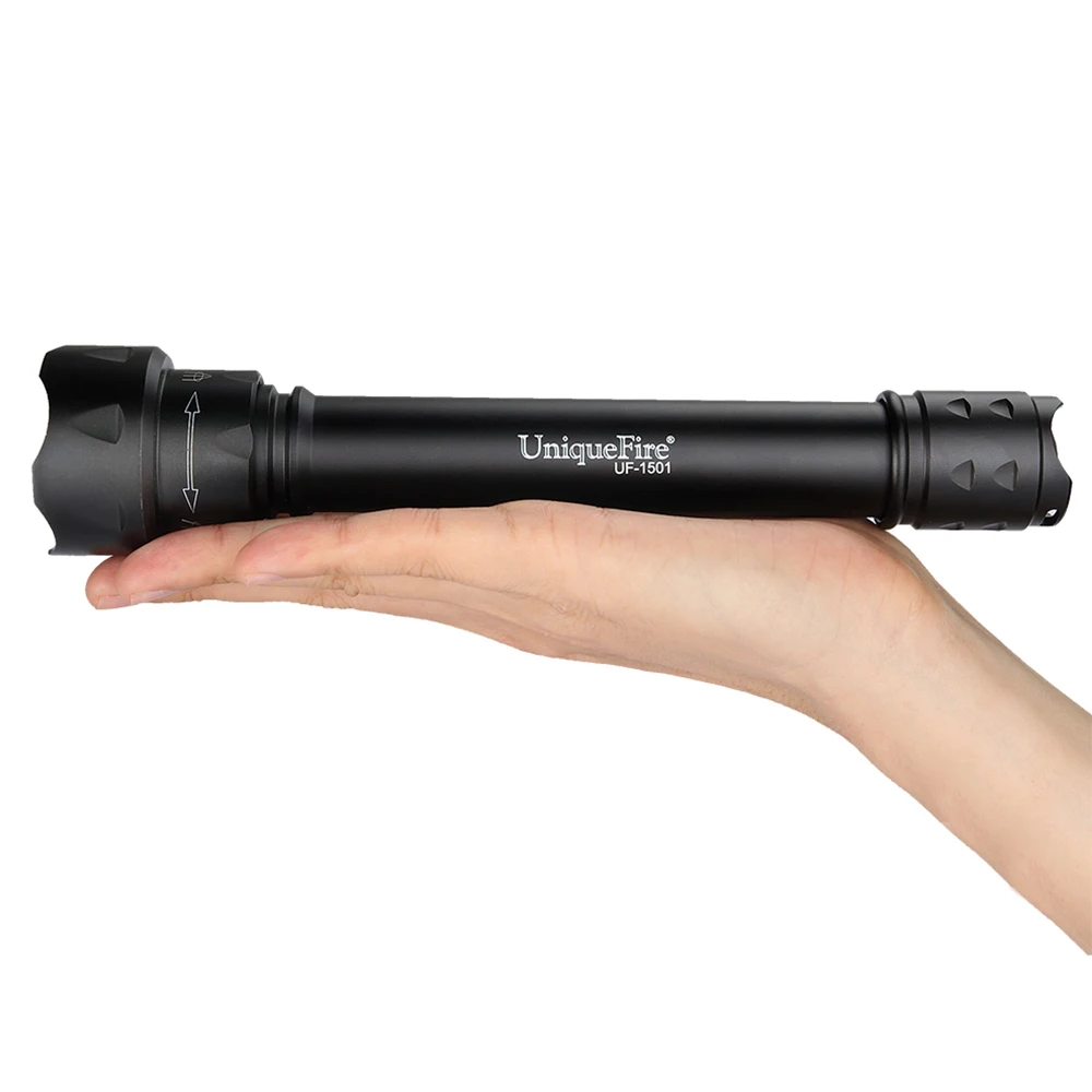 UniqueFire 3 Вт Инфракрасный светодиод UF-1501 IR 850NM перезаряжаемый режима Zoom Focus фонарик +
