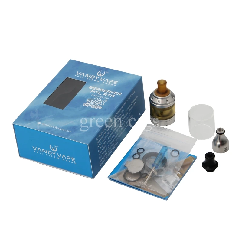 Оригинальный Vandy Vape Berserker 24 MTL RTA бак 2 мл до 4 5 топ наполнение легко построить