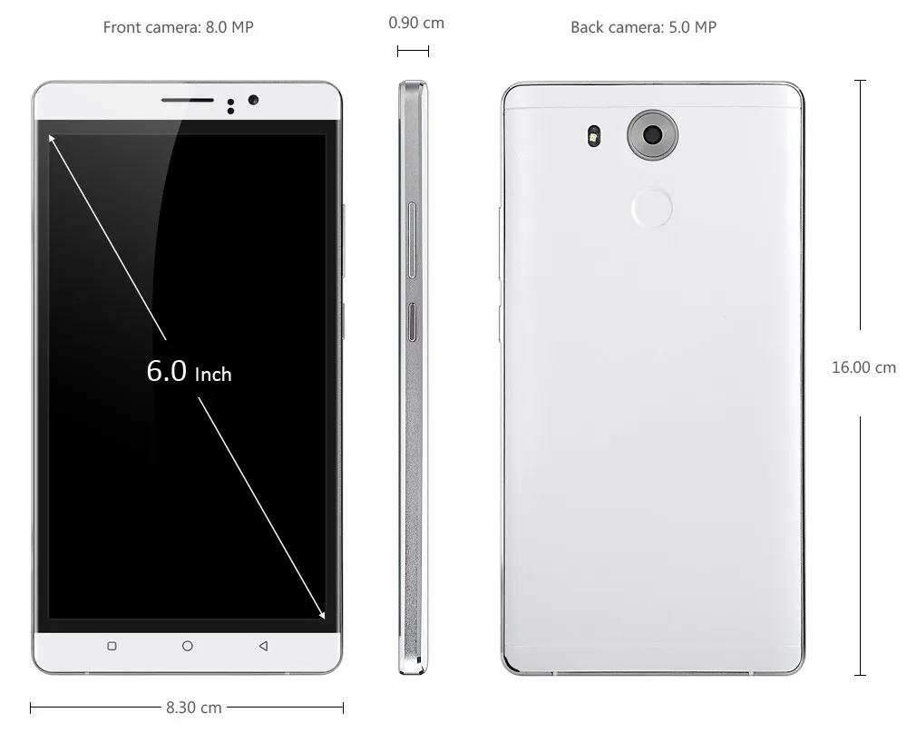 Оригинальный емкостный сенсорный экран JIAKE A8 PLUS для смартфона 6-дюймовый Android MTK6580