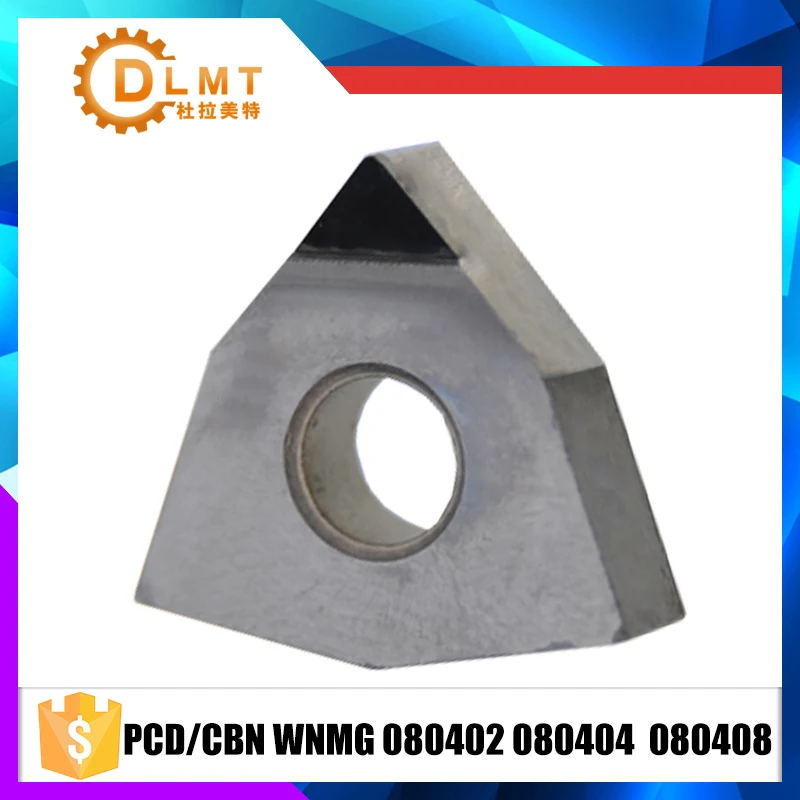 Токарные вставки алмазные для токарных станков PCD/CBN WNMG080402 WNMG080404 WNMG080408 2