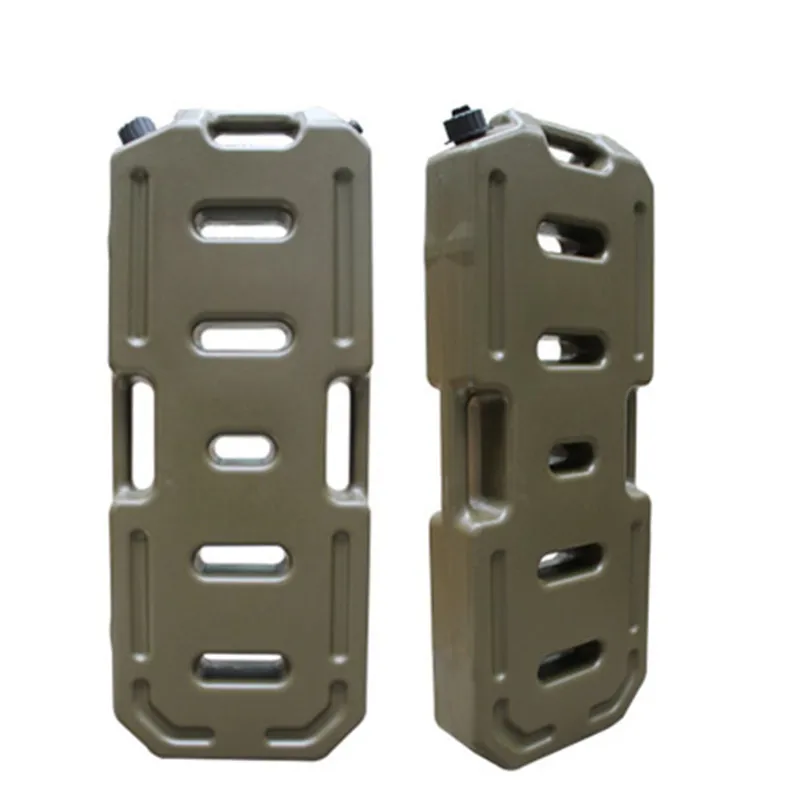 20L Green Красный зеленый желтый пластик 20л литров 5 галлонов масляных банок бак мотоцикла ATV Jerrycan топливный бак бензин канистра контейнер - Название цвета: 20L Green