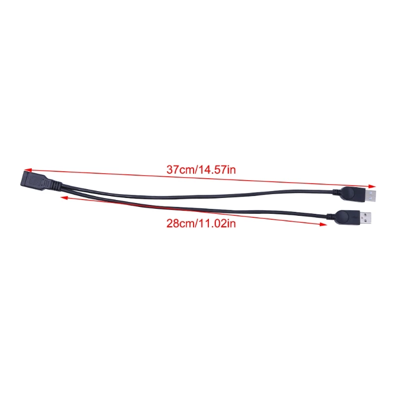 1 комплект USB 2 0 Type A Female To Male Y Splitter кабель для синхронизации данных и зарядки
