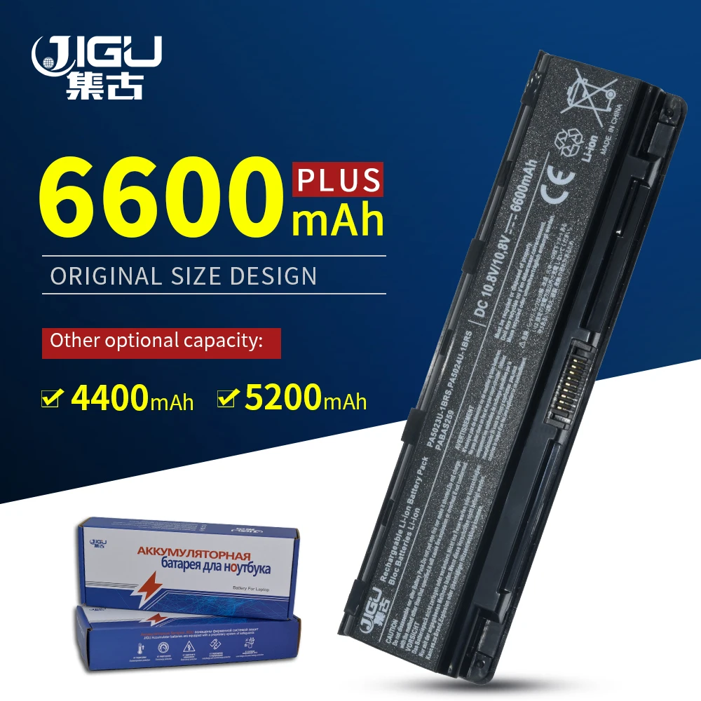 JIGU 6 ячеечный Аккумулятор для ноутбука Toshiba PA5024U 1BRS PABAS260 PABAS259 PABAS261 PABAS262 PA5023U PA5025U
