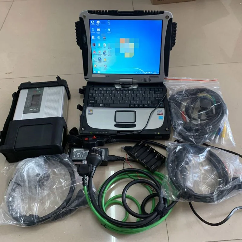 

Super MB Star C5 SD Connect with laptop CF19 Toughbook CF-19 diagnostic PC + MB Star C5 newest software 2022.06V HDD for SD C5
