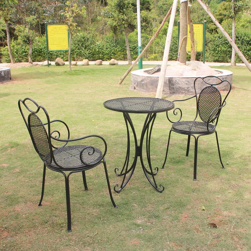Садовый комплект уличной мебели мебель Европейский Стиль Сад Открытый Металл 2