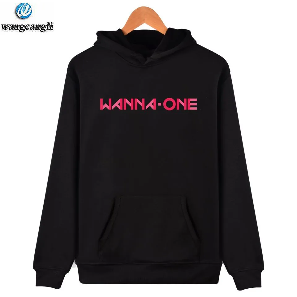 

Kpop Korean New Boy Band WANNA ONE Hoodie Fashion Clothing Wanna One Clothes Men Women Hoodies Sweatshirt Harajuku Jacket Coat