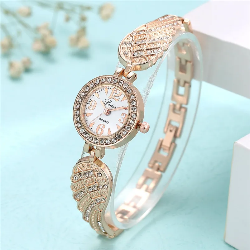 Модные женские часы Топ бренд класса люкс Дамы браслет из нержавеющей стали