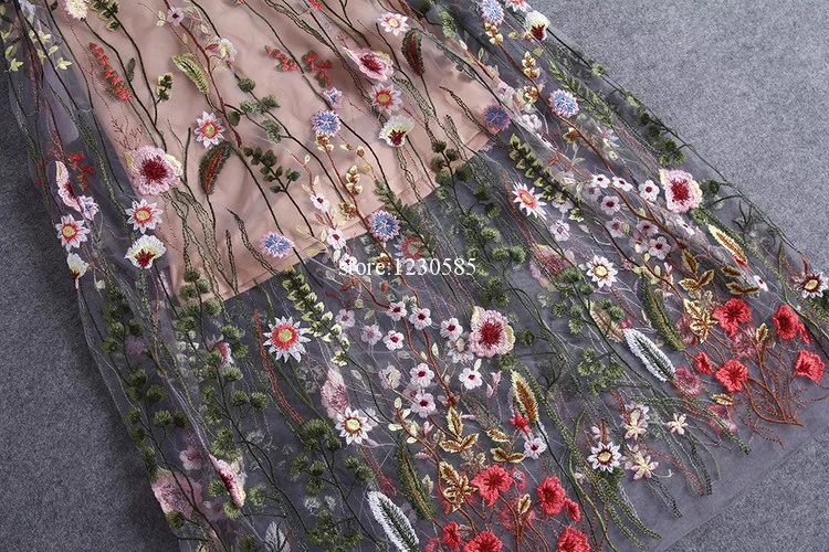 Подиумные платья 2018 Великолепные Длинные с полурукавами из прозрачной сетки