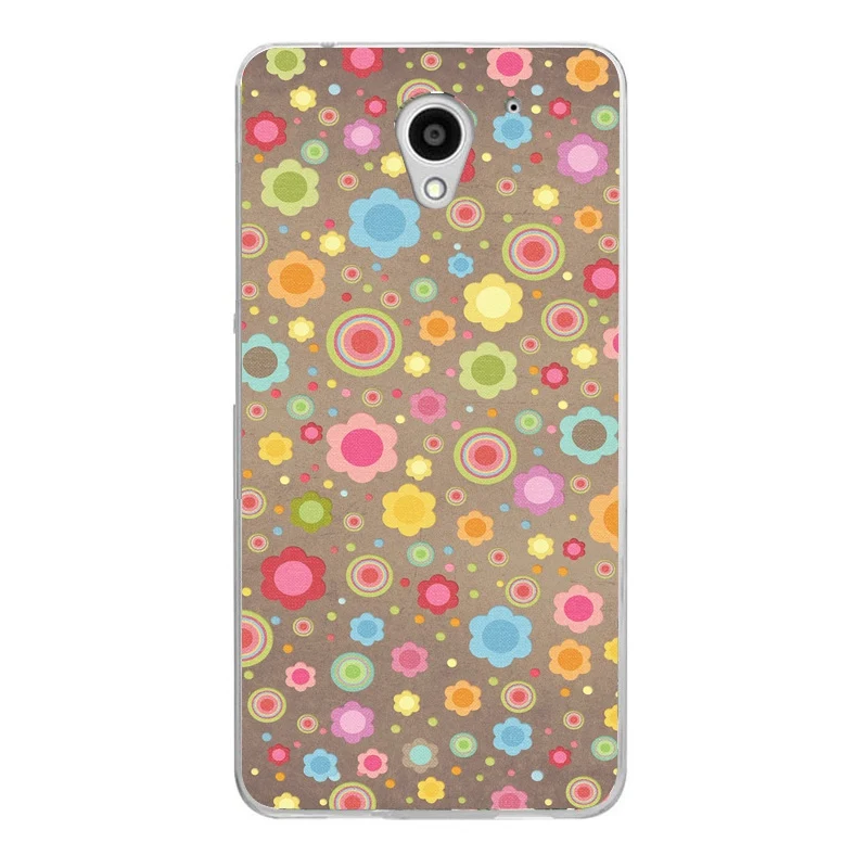 For ZTE A510 Fashion Colorful landscapeFlower Flora Painted Cute Pattern Clear Soft TPU Silicone Case B025 |