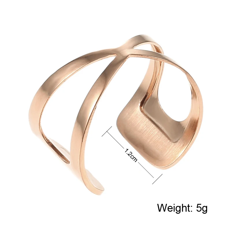 SR00013 Cremo кольцо из нержавеющей стали Bijoux Регулируемый Bague Femme Argent Реверсивные Сменные жоржет кожаные кольца Mujer - Цвет основного камня: SR00013