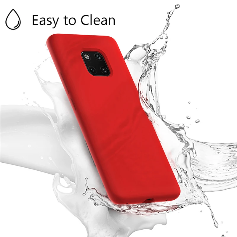Гибкий жидкий силиконовый чехол для huawei Honor 10i 10 Lite 8S 8X mate 20 P30 P20 P Smart Plus Y5 Y6 Y7 Pro Y9 2019