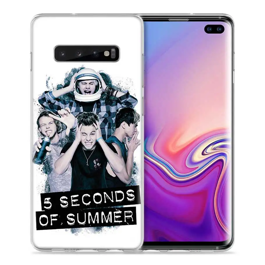 03 5 Seconds Of Summer 5SOS чехол для Samsung Galaxy S8 S9 S10 5G S10e S7 Note 8, 9, 10, J4 J6 плюс J5 J8 J3 силиконовый чехол для телефона - Цвет: 03