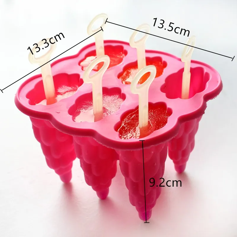 Николь силиконовая форма для изготовления мороженого 6 полости желе пудинг делая