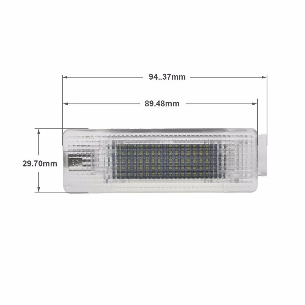 18SMD белый светодиодный светильник для багажника для Volkswagen VW Eos Golf GTI MK5 MK6 MK7 Scirocco Sharan Tiguan PASSAT JETTA
