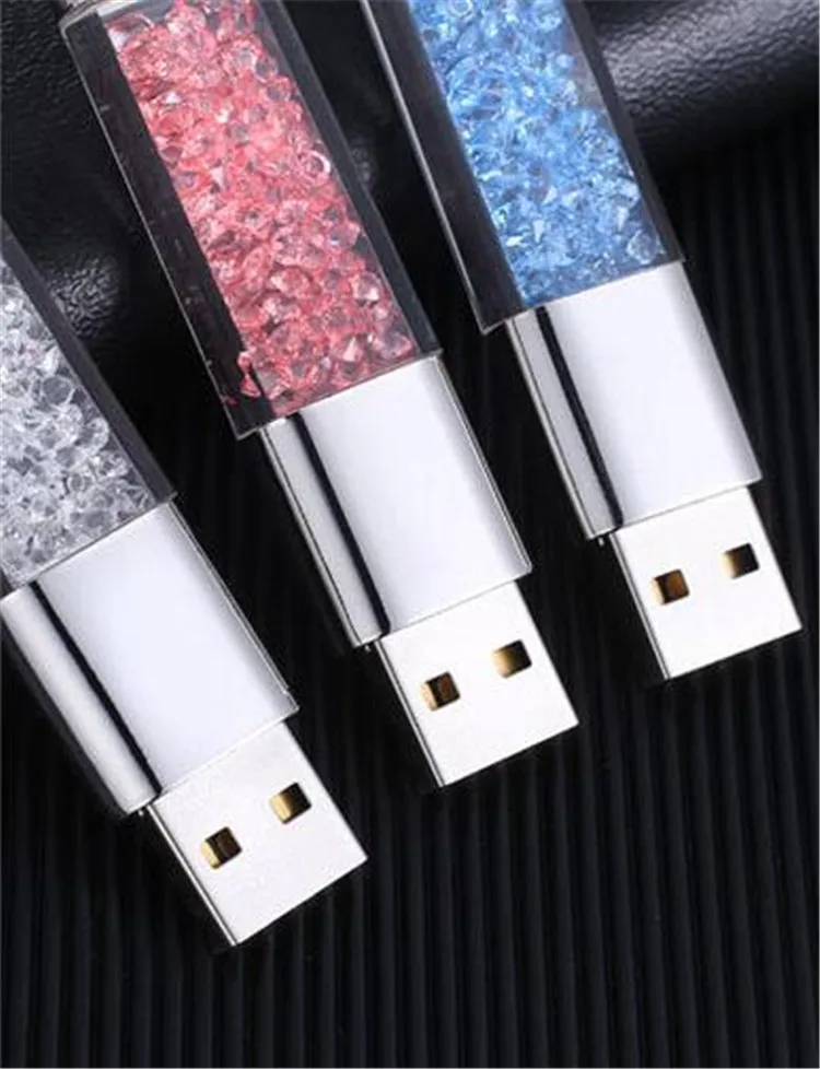 Горячая Распродажа, флеш-накопитель, алмазный usb флеш-накопитель, 4 ГБ, 8 ГБ, 16 ГБ, 32 ГБ, usb карта памяти, металлическая флешка, цветная флеш-карта, usb ключ