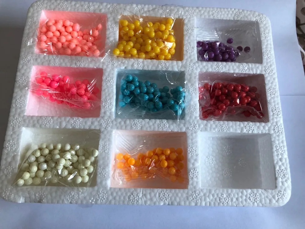 Pretend Play Magic Beads Jewelry Life Creative Handmade Children's Toys Water Beads Child Birthday Gift DIY De Juguete