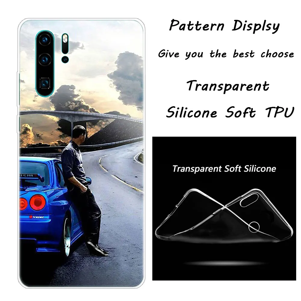001 Мягкий силиконовый чехол для телефона Paul Walker Fast& Furious, для huawei P30 P20 Pro P10 P9 P8 Lite P Smart Z Plus NOVA 3 3i - Цвет: 001