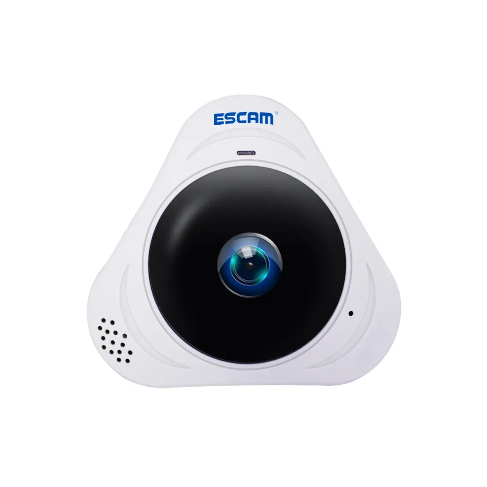 ESCAM Q8 HD 960 P 1.3MP 360 градусов панорамный монитор Fisheye WI-FI ИК инфракрасный Камера VR с