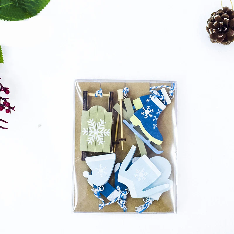 6 шт./Корд. Фотоэлемент декоративная подвеска для рождественской елки