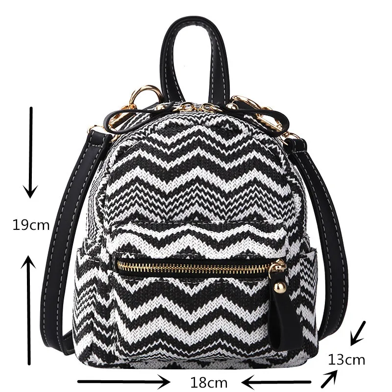Jlulu плетеная солома маленький рюкзак женский Back Pack летние рюкзаки для девочек