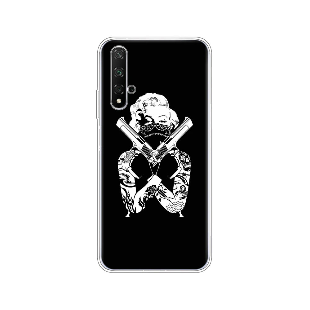 80289 Чехол для Honor 20, силиконовая задняя крышка, чехол для телефона Huawei Honor 20 Pro Lite, YAL-L21 YAL-L41, роскошный чехол, полная защита 360 - Цвет: 80289