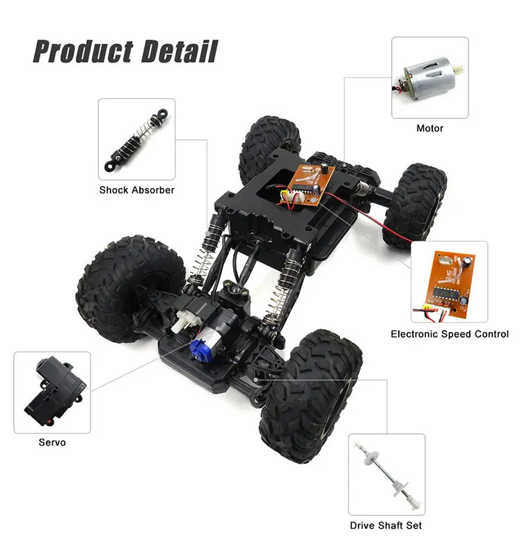 Flytec 6026E сплав анти-столкновения RC внедорожников Рок Гусеничный 4WD грузовые автомобили 1:12 радиоуправляемая антигравитационная машина