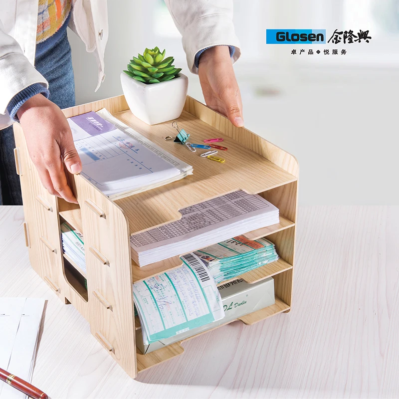 

Wooden 4 Layers Desk Tray D9119