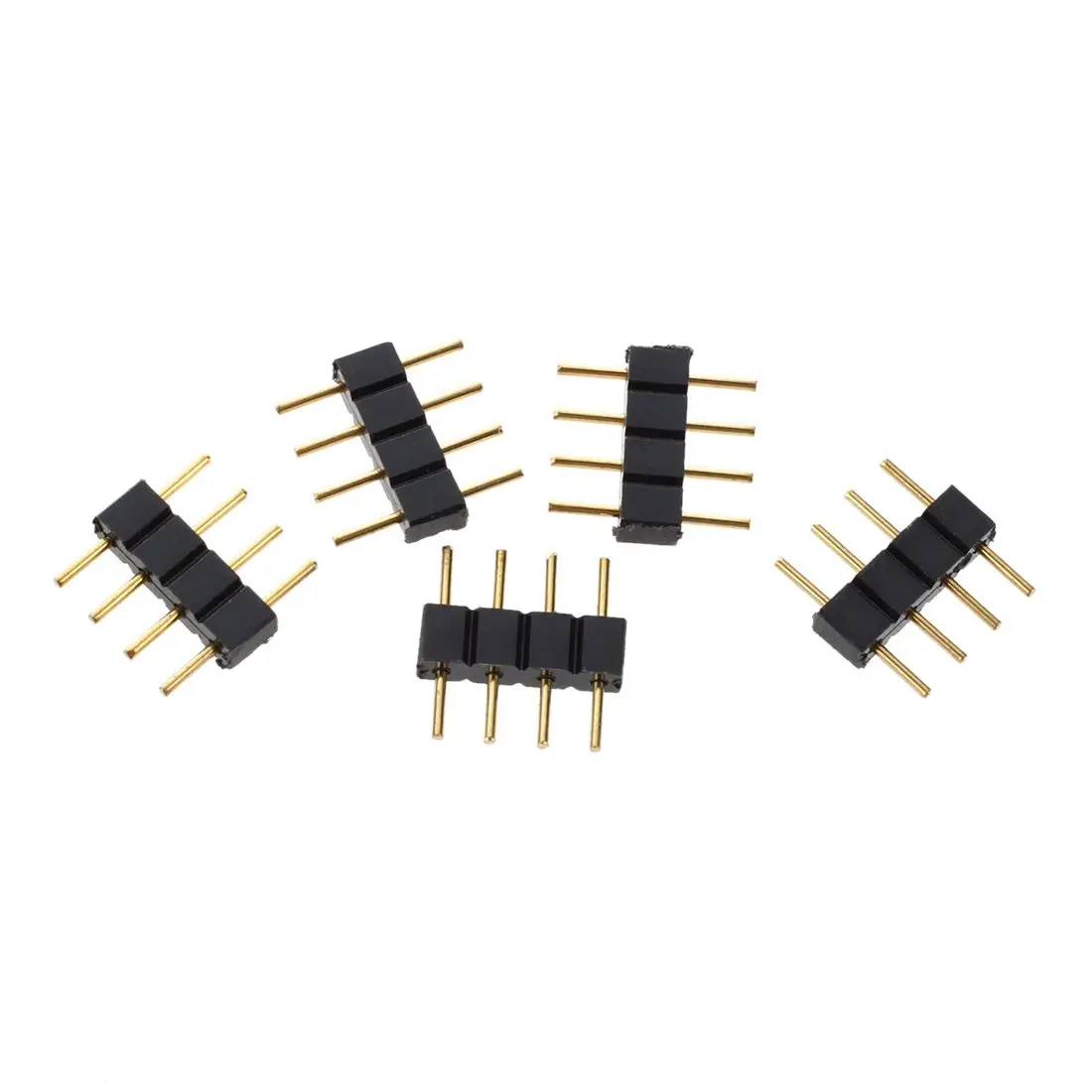 5X RGB 3528 5050 светодиодный полосы адаптер переменного тока болт разъемы