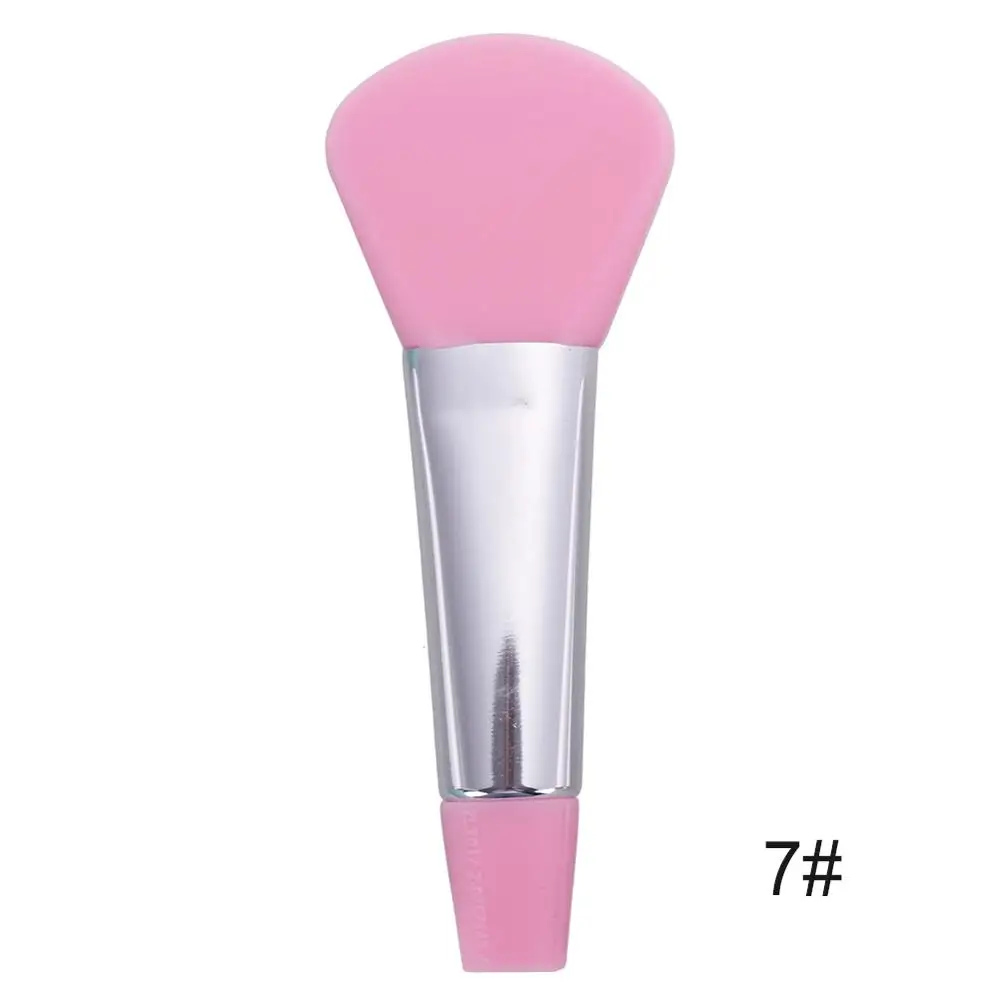 Pink 9002 Силиконовая кисть для лица, красота, макияж, маска, кисти для глаз, для лица, грязевая маска, смешивающая кисть, косметические инструменты для макияжа, Аксессуары#289637 - Handle Color: Pink 9002