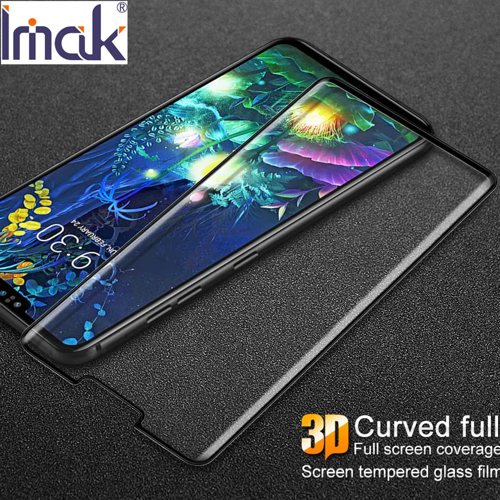 Imak 3D изогнутое Закаленное стекло Защитная пленка для LG V50 ThinQ 5G изогнутая