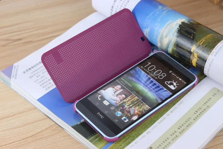 Для Htc Desire 620 г 820 мини Dot посмотреть случае оригинал smart view case флип задняя крышка на