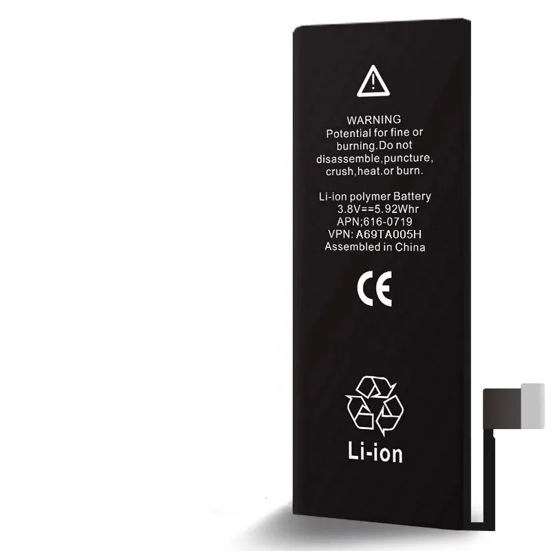 Beira 100% оригинальный литий ионный полимерный аккумулятор для телефона iphone 5S 1560 мАч