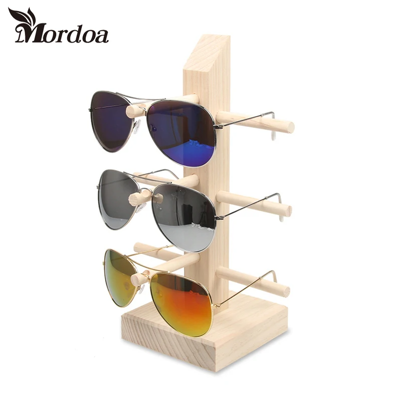 

2017 High Quality Wood Sunglass Display Stand Necklace Hanging Rack Bracelet Showing Props Earring Showcase Jewelry Holder Shelf