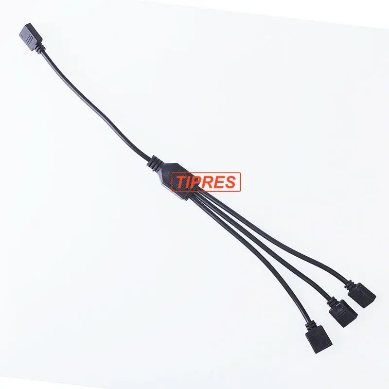 4 Pin коробка передач с соединительный кабель для светодиодной отклонения в