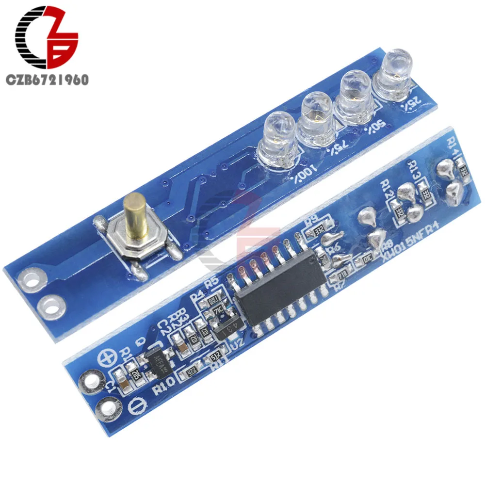 2S 1S 2S 3S 4S 18650 индикатор емкости литиевой батареи литий-ионная Lipo свинцово-кислотная батарея индикатор уровня питания Тестер монитор для автомобиля - Цвет: 2S