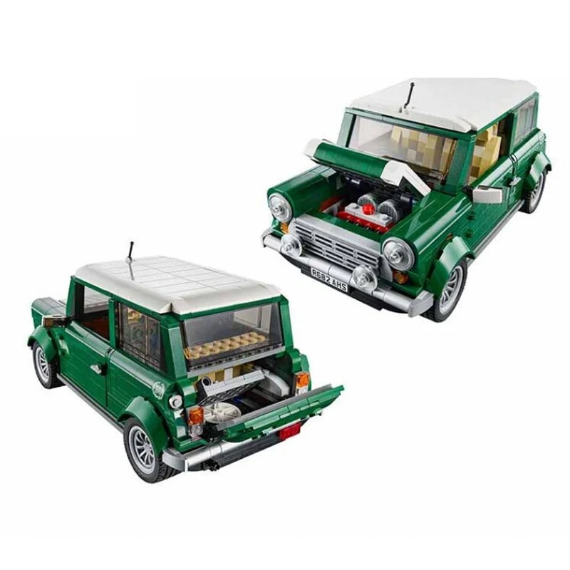 21002 оригинальные серии technic зеленый классический автомобиль 3D модель